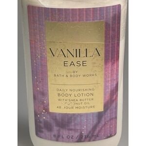 VANILLA EASE Bath & Body Works Daily Nourishing Body Lotion 8oz NEW